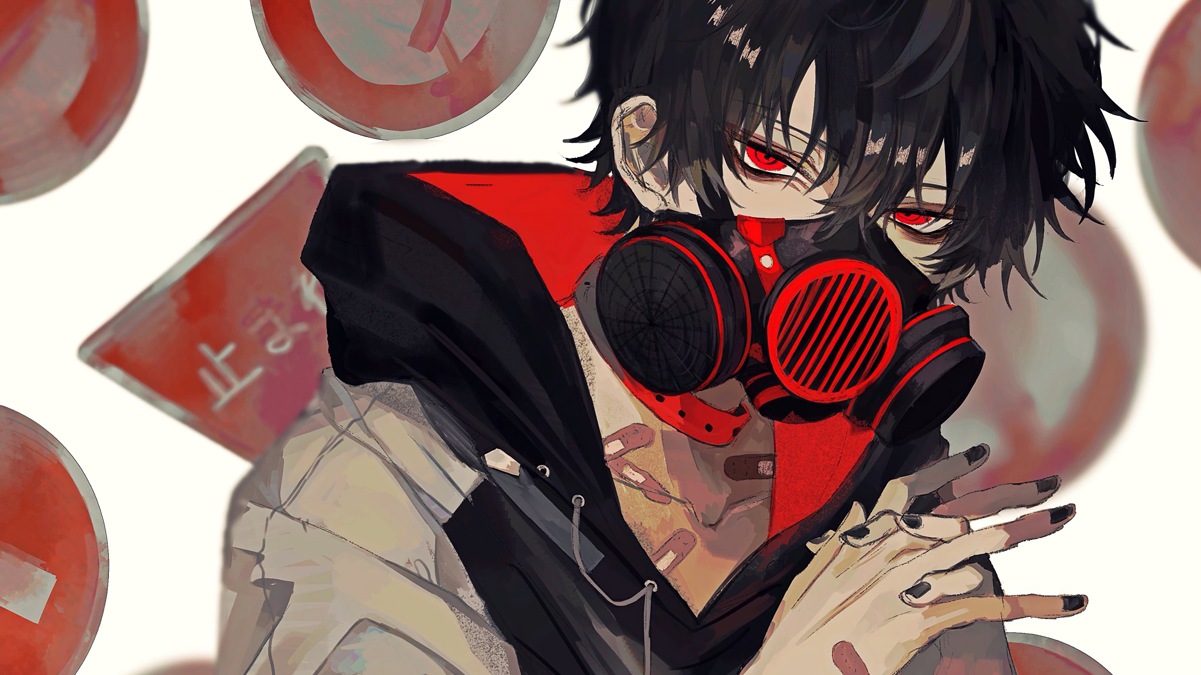 Anime boy with mask wallpapers