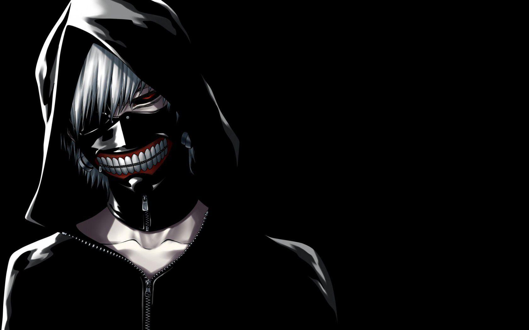 Black and white mask anime wallpapers