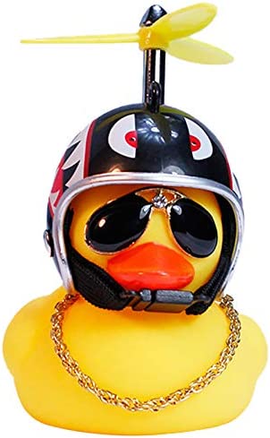  wonuu Cute Yellow Duck Car Ornaments Cool Duck Car Dashboard  Decorations Shaking Head Doll : Toys & Games