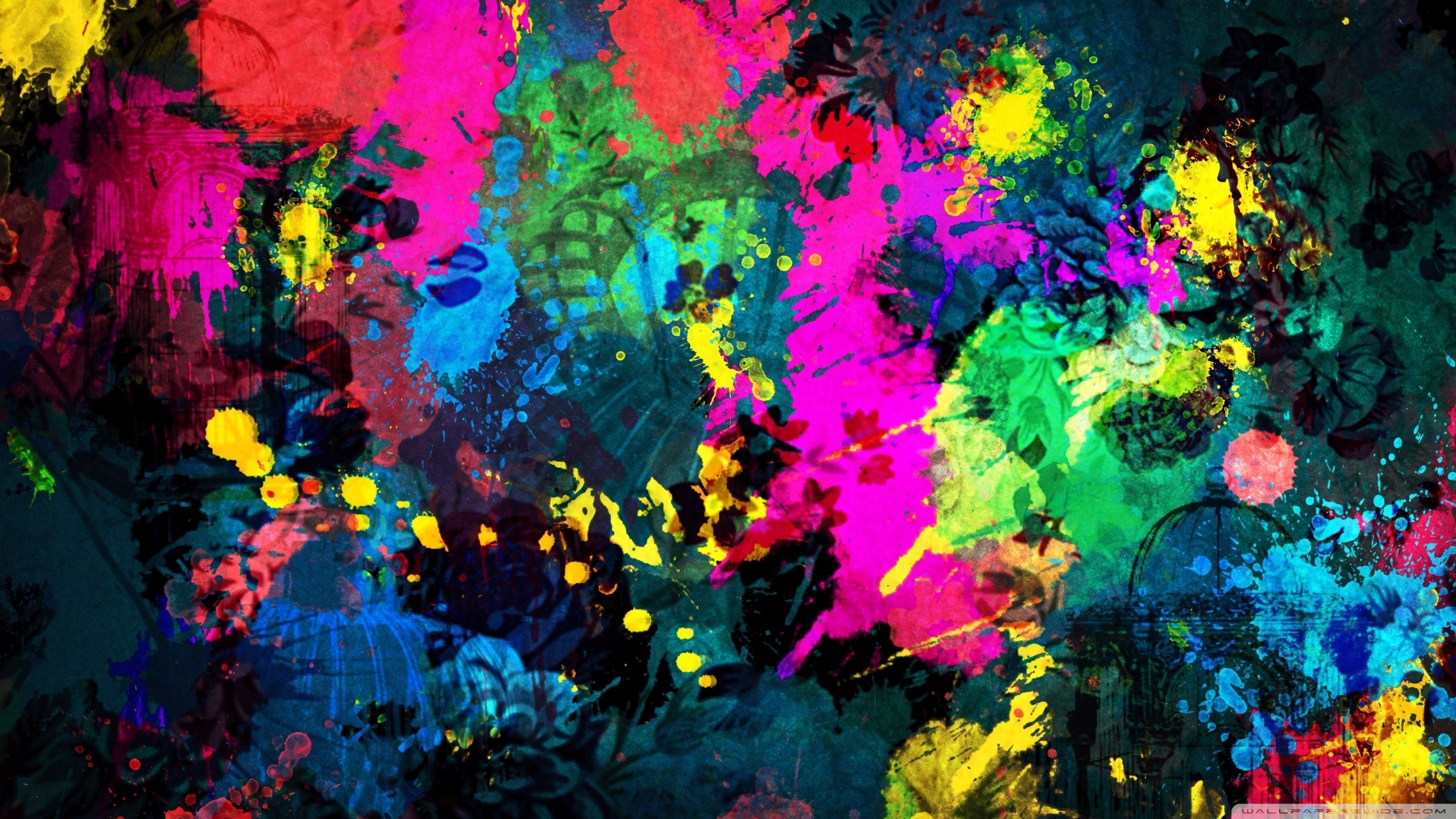 Abstract spray paint wallpapers