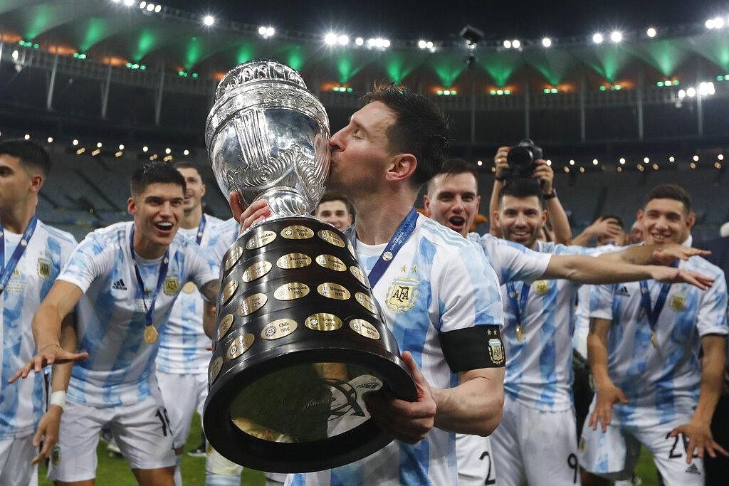 Copa america best images of lionel messi as argentina end