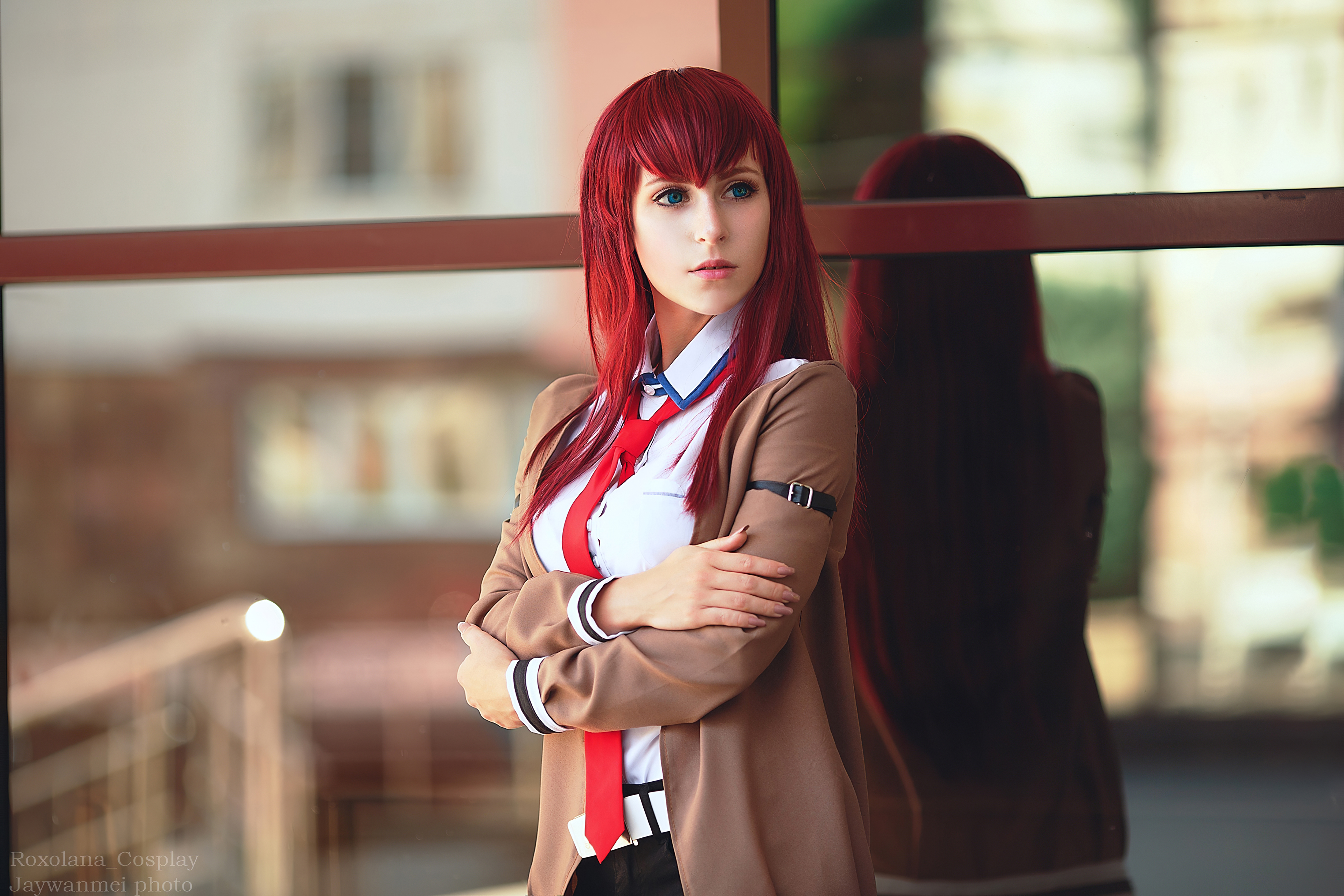 Makise kurisu anime girl cosplay k hd anime k wallpapers images backgrounds photos and pictures