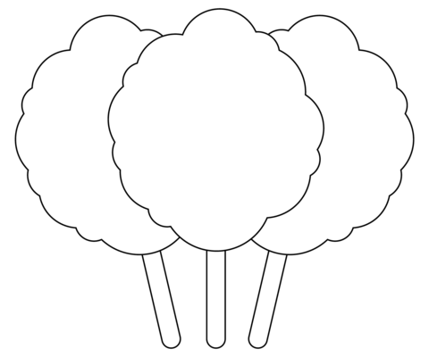 Cotton candy coloring page free printable coloring pages