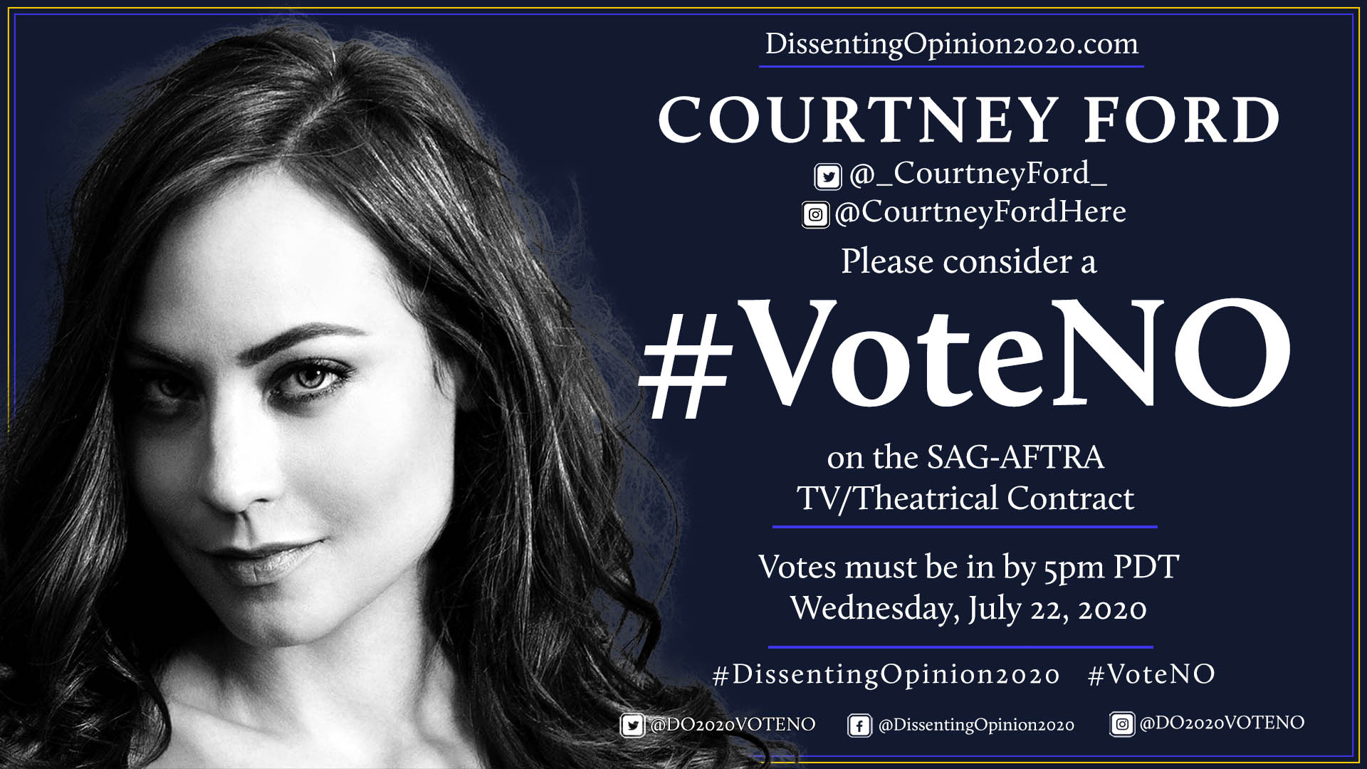Courtney ford on canaryatlaw dovoteno please do go to my ig stories for more infovideos a link to vote online our canadian brothers amp sisters fought amp won a better