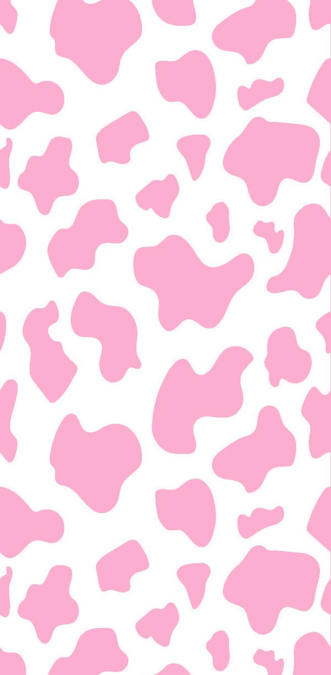 Pink aesthetic wallpaper lockscreen cow cute iphone freetoedit in cow print wallpaper cow wallpaper pastel pink wallpaper