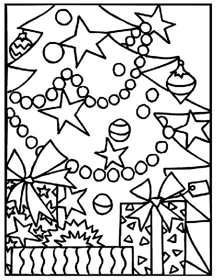 Christmas gifts under the tree on crayola printable christmas coloring pages christmas coloring pages free christmas coloring pages