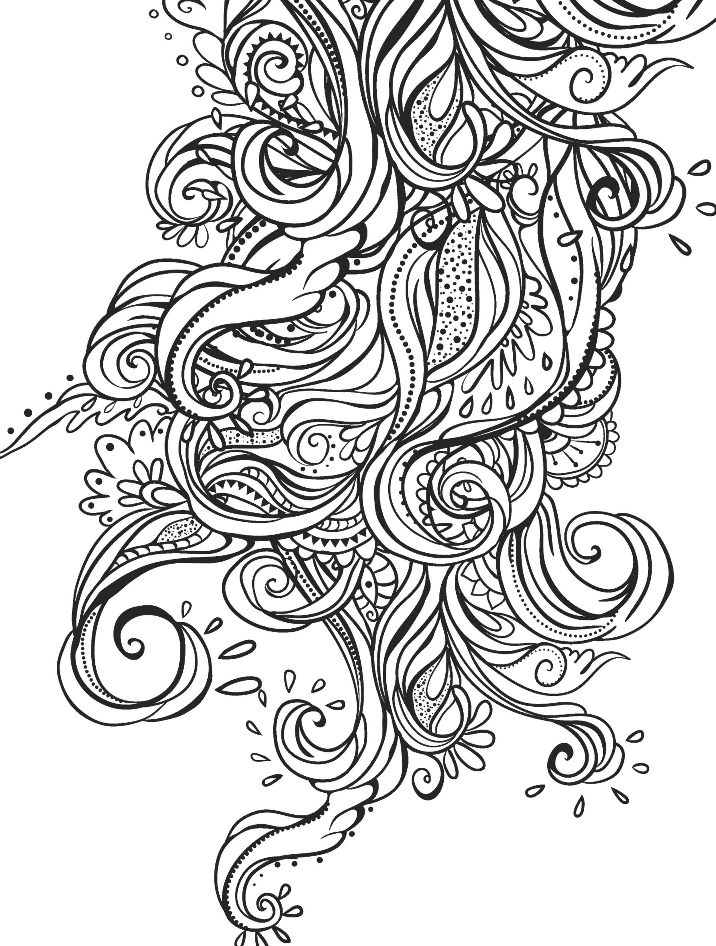 Crazy busy coloring pages for adults skull coloring pages easy coloring pages abstract coloring pages