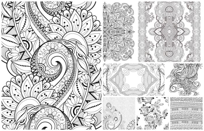 Crazy busy coloring pages for adults
