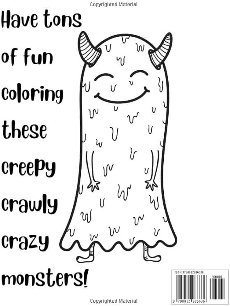 Creepy crawly crazy coloring pages matthews eliza books