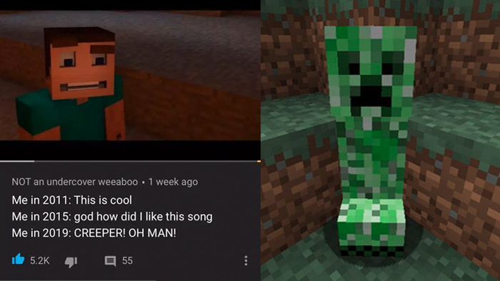 The best creeper aw man videos know your meme
