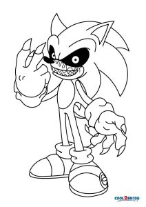 Free printable sonic exe coloring pages for kids cartoon coloring pages coloring books halloween coloring book