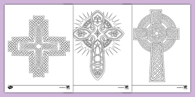 Celtic cross loring pages celtic traditions usa