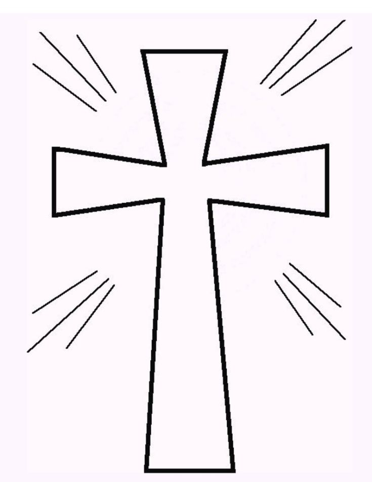 Free printable cross coloring pages first munion banner munion banner cross coloring page