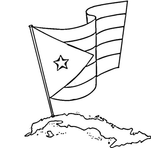 Cuba coloring page free printable coloring pages