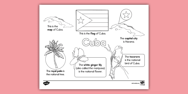 Cuba facts loring sheet teacher made