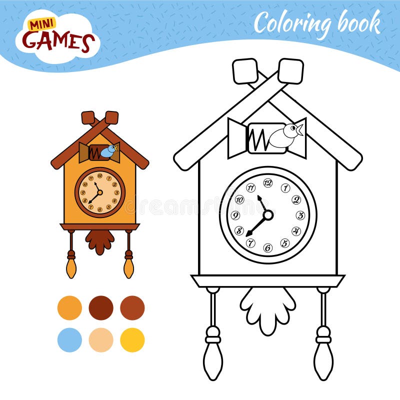 Cartoon cuckoo clock stock illustrations â cartoon cuckoo clock stock illustrations vectors clipart