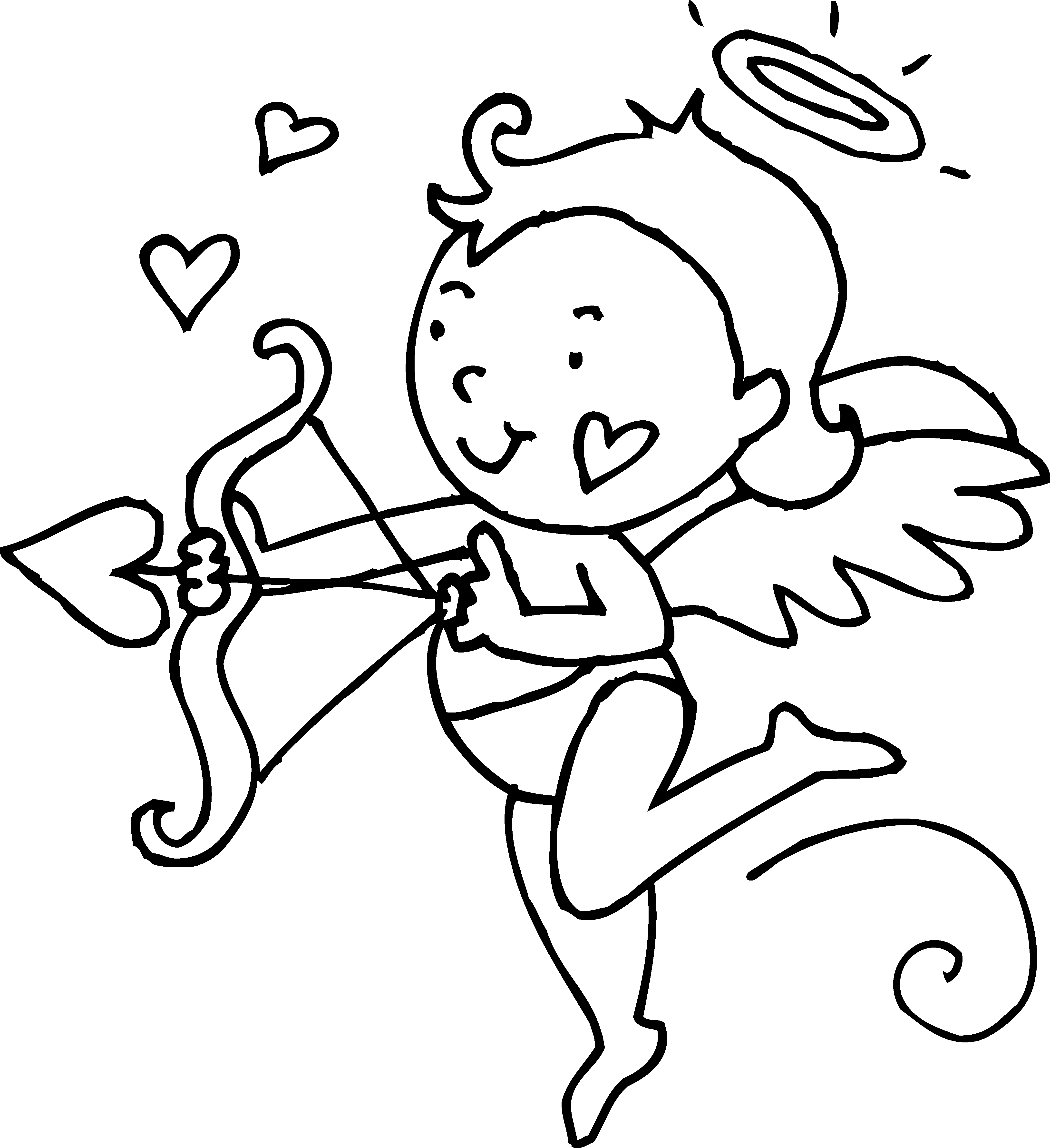 Cupid coloring pages
