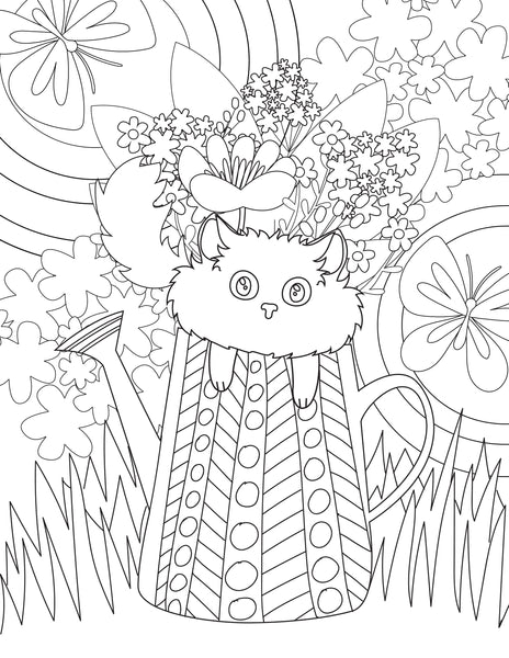 Spring coloring pages for adults â freebie finding mom
