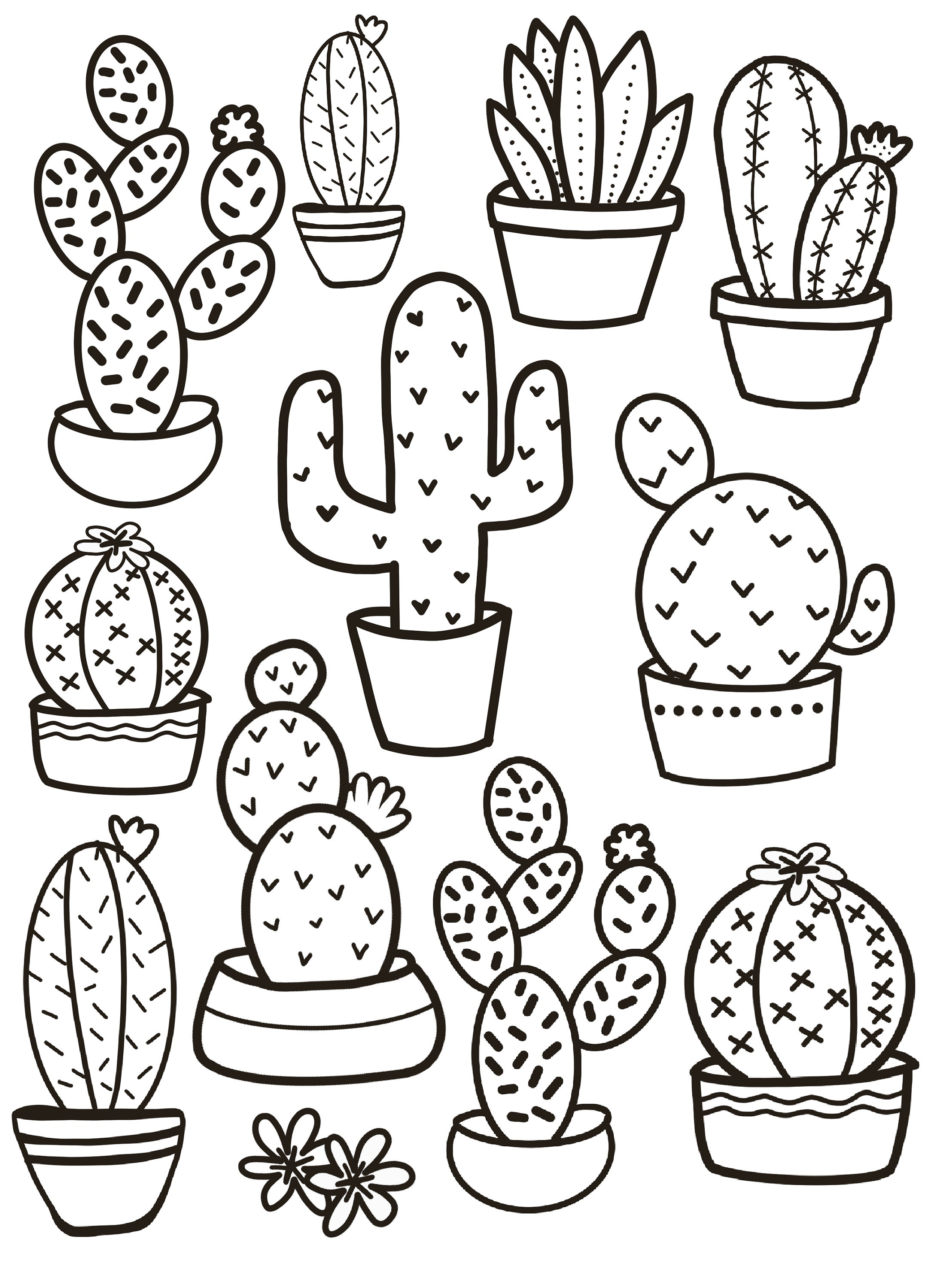 Coloring pages downloadable pages desert pages cactus coloring book cactus coloring page arizona art nature coloring pages mcactus