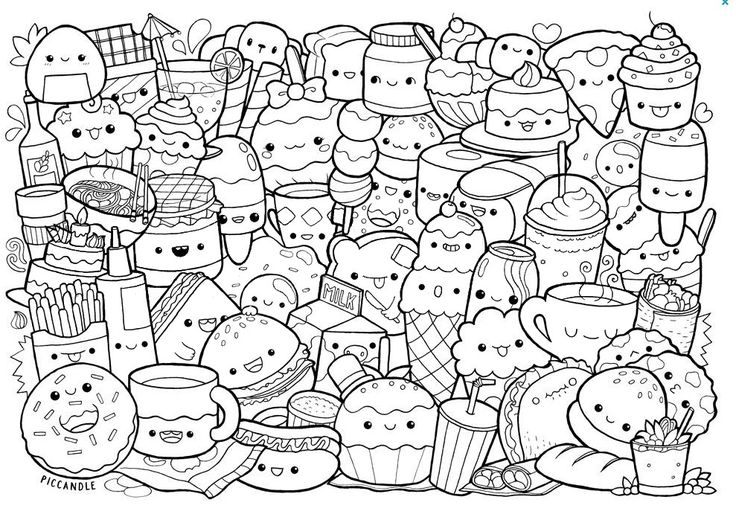 Pin by christine wonder on to colour cute coloring pages food coloring pages doodle coloring