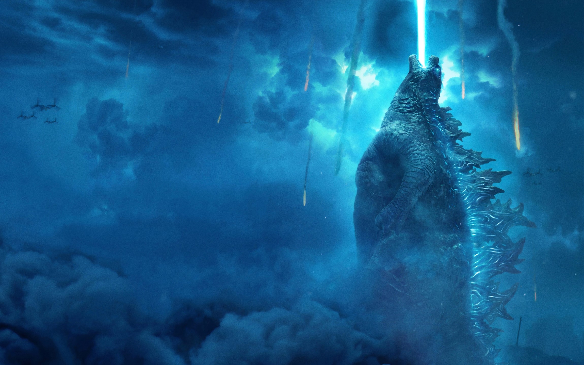 Godzilla godzilla king of the monsters kaiju movies artwork blue