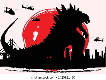 Godzilla images stock photos vectors