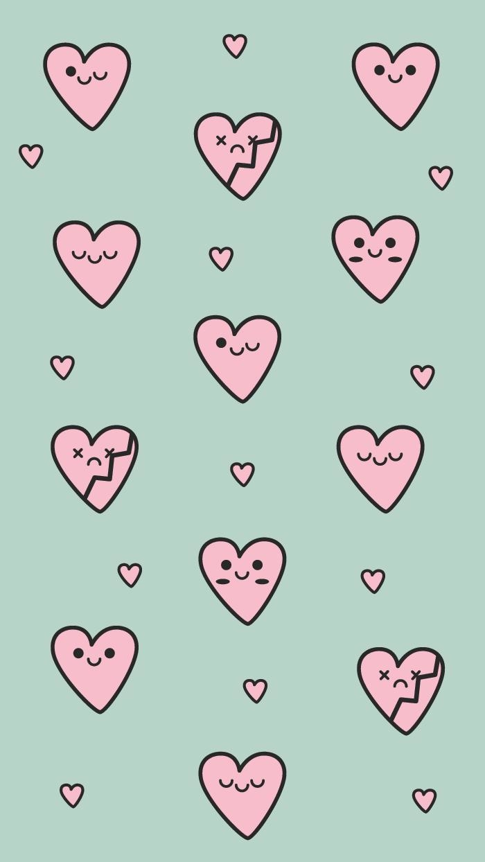 Download free hearts wallpaper for mobile phones