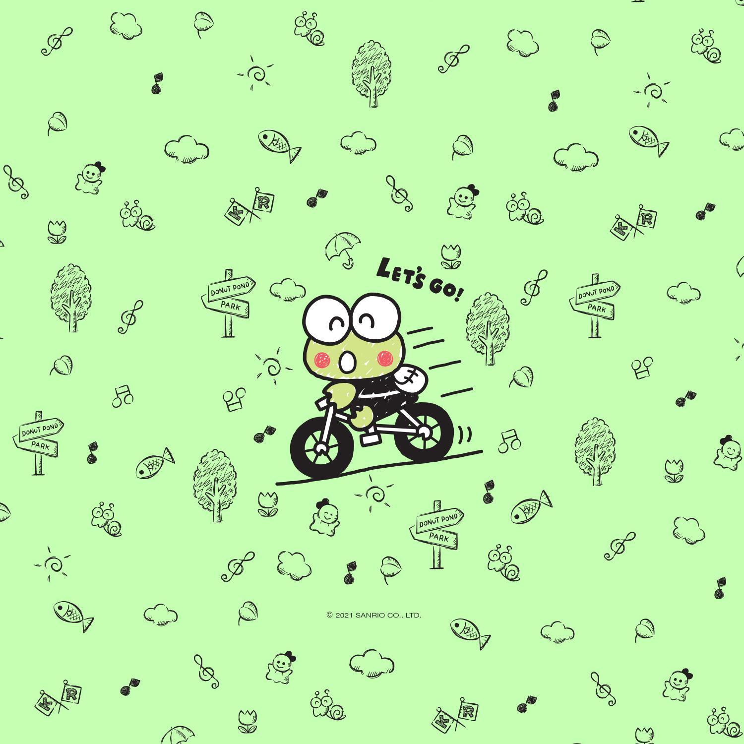 Sanrio on take keroppi on the go with new backgrounds for your phoneðð download your favorite wallpaper here httpstcoxmpsmbej sanriofotm httpstcofrmppzjci