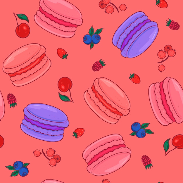 Page macaron wallpaper vectors illustrations for free download