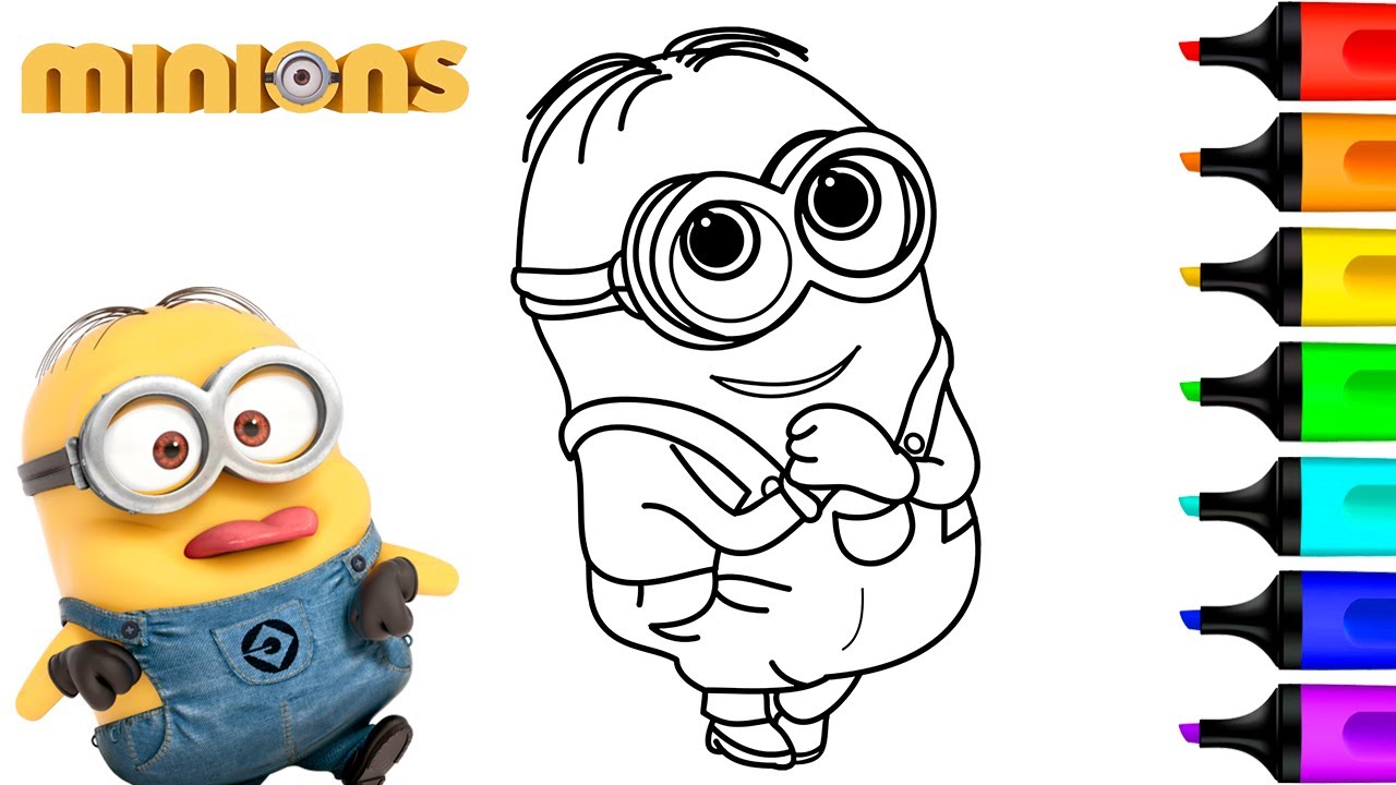 Minions coloring pages art and coloring fun