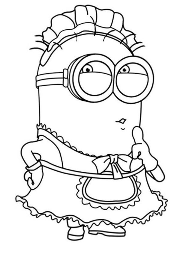 Free printable coloring pages to download â buzz kleurplaten paarse minions minions