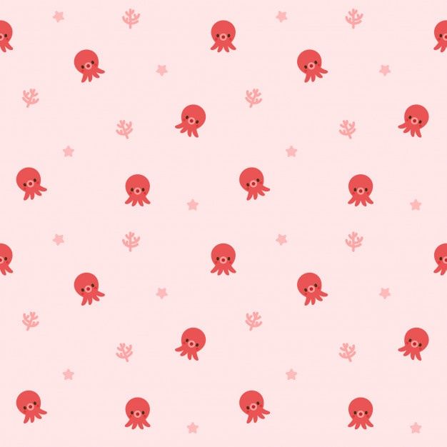 Premium vector octopus seamless pattern background background patterns wallpaper iphone cute cute patterns wallpaper