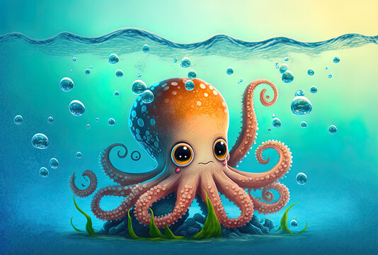Cute octopus images â browse photos vectors and video