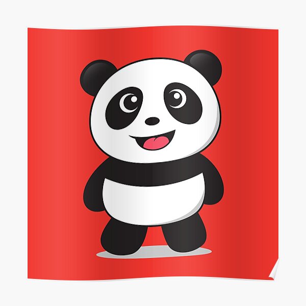 Cute panda wallpaper posters for sale