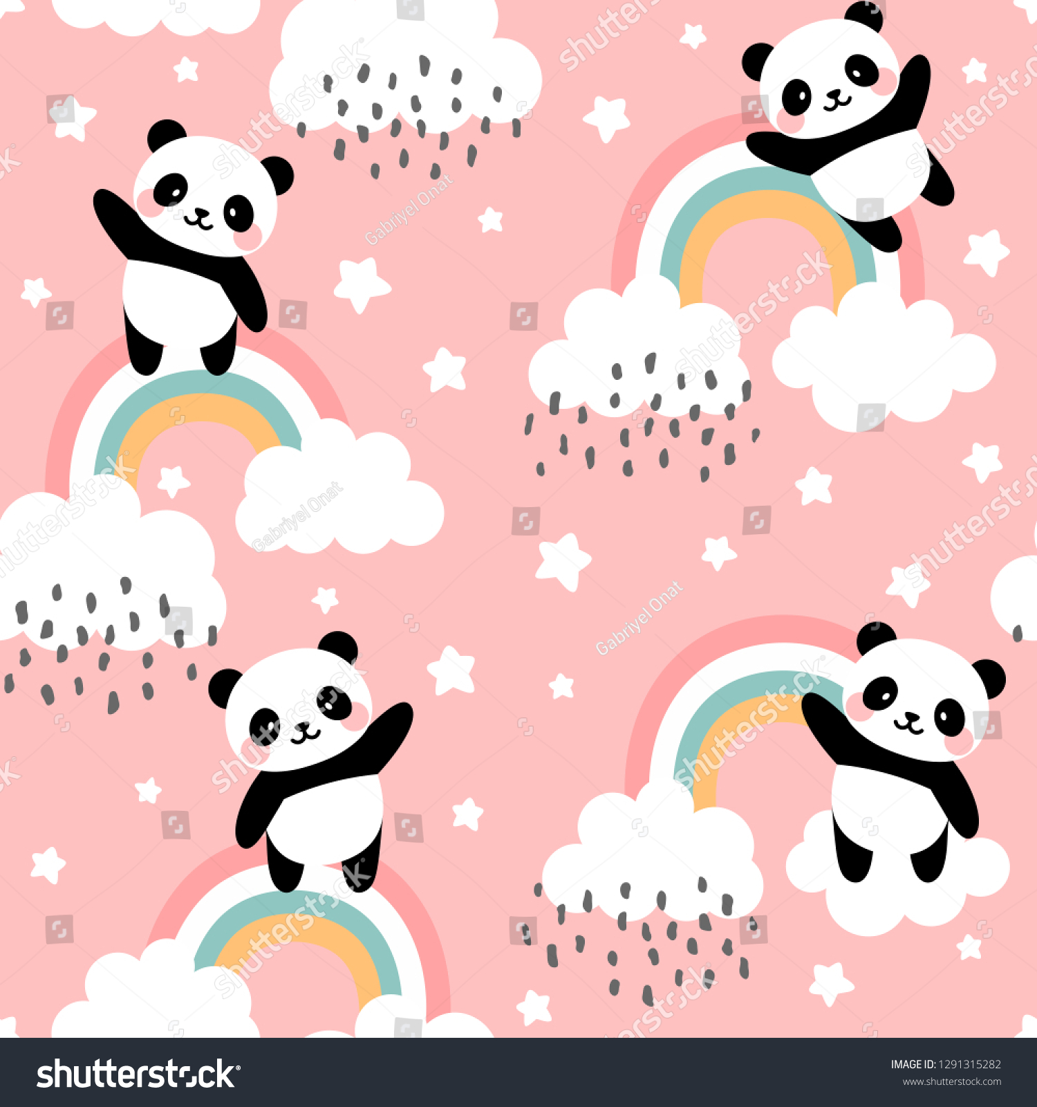 Cute panda background images stock photos vectors