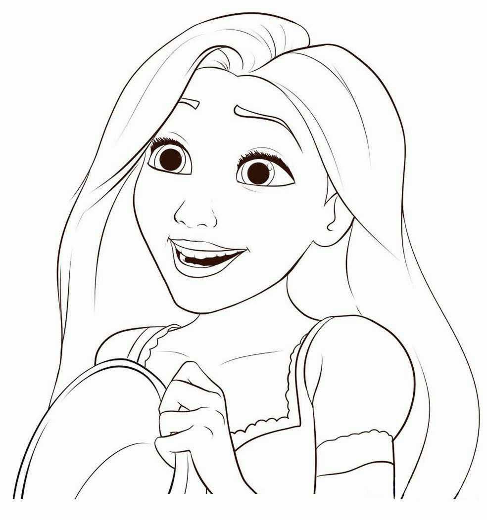 Coloring pages rapunzel coloring pages for kids