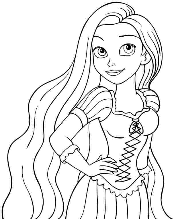 Coloring pages disney princess rapunzel coloring pages