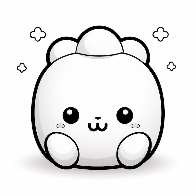 Premium ai image illustration of squishmallow coloring pages for kids squishmallows