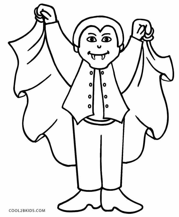 Printable vampire coloring pages for kids coolbkids halloween coloring pages cute coloring pages coloring pages
