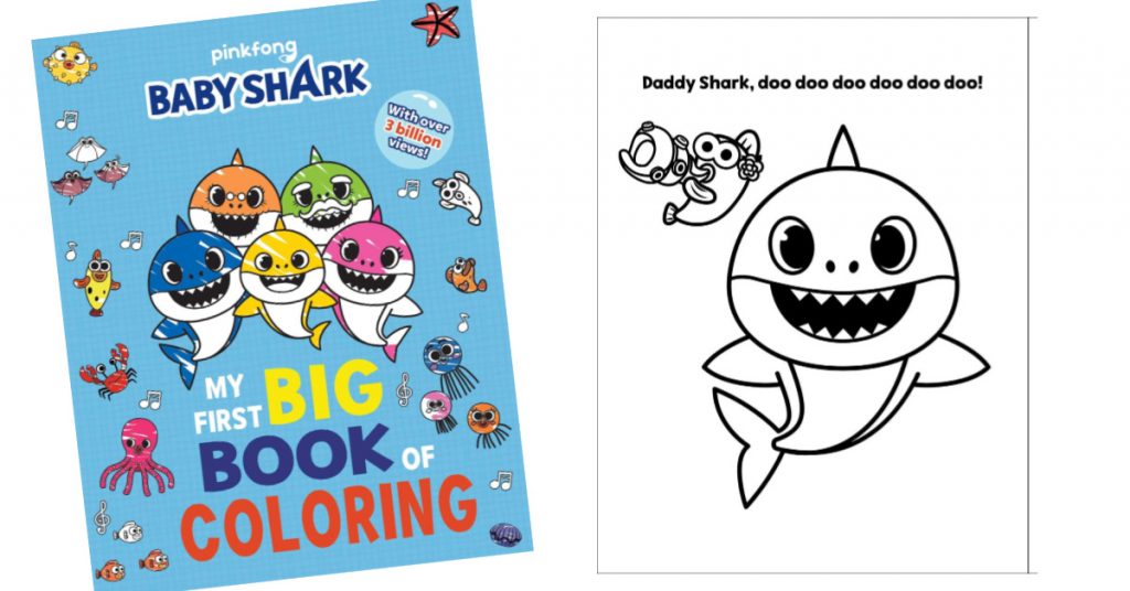 Do you kids love sharks baby shark coloring pages is all you want