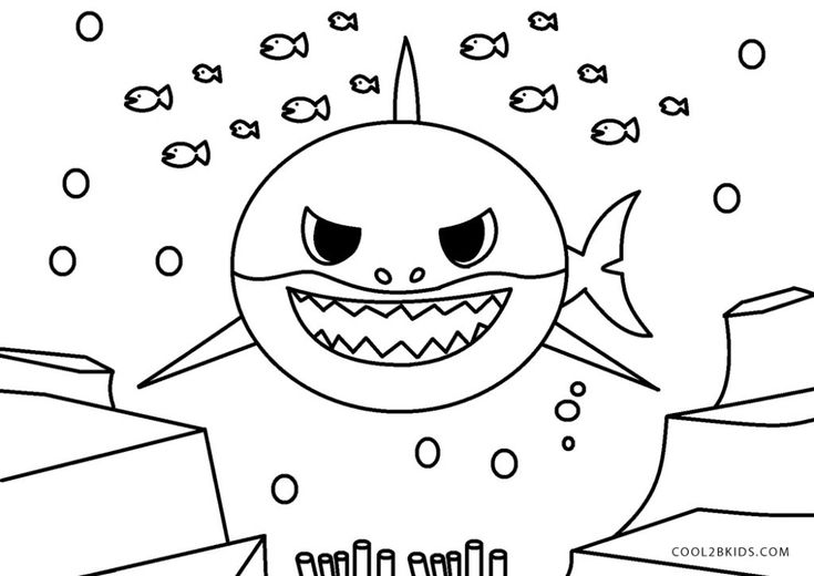 Free printable baby shark coloring pages for kids shark coloring pages free kids coloring pages kids printable coloring pages