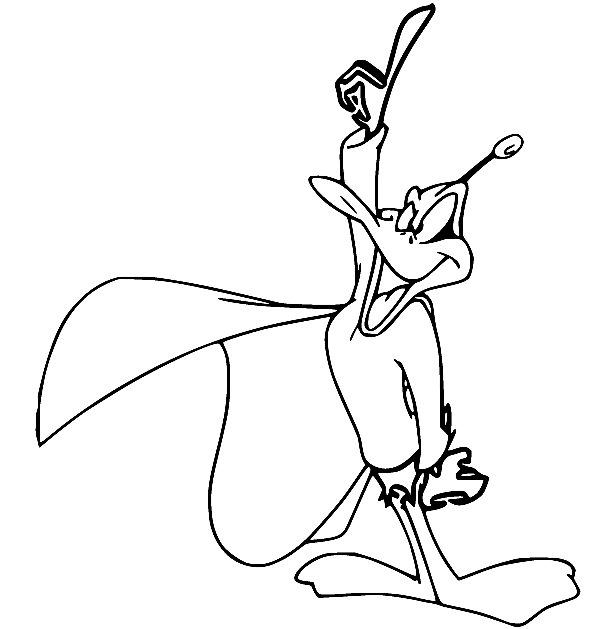 Daffy duck coloring pages printable for free download