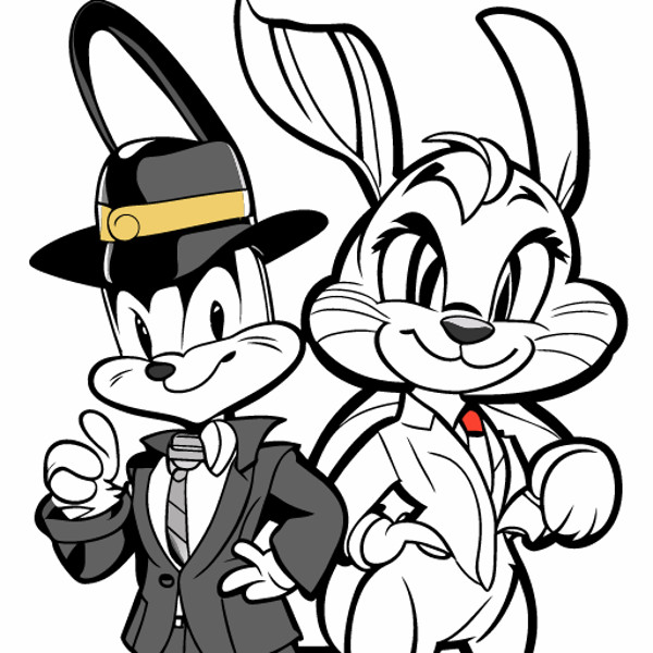 Bugs bunny and daffy duck coloring pages