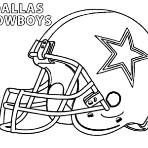 Dallas cowboys coloring pages printable for free download