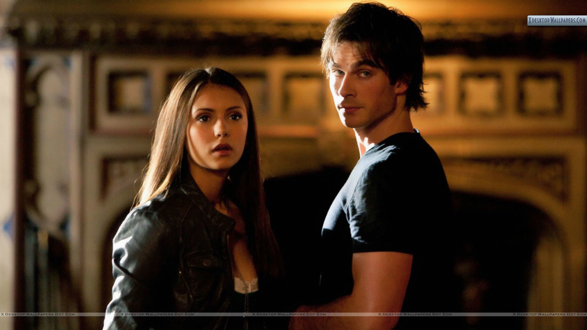 Damon and elena wallpaper pictures
