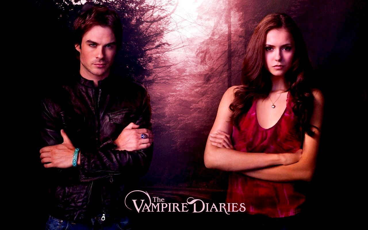 Damon and elena wallpaper