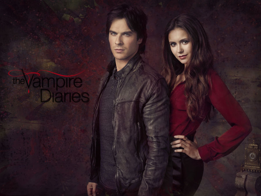 Damon and elena s wallpaper by vampiric