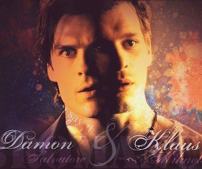 Damon salvatore e klaus mikaelson vampire diaries vampire diaries wallpaper vampire