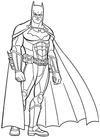Batman the dark knight coloring page free printable coloring pages