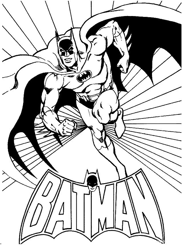 Batman coloring pages printable for free download
